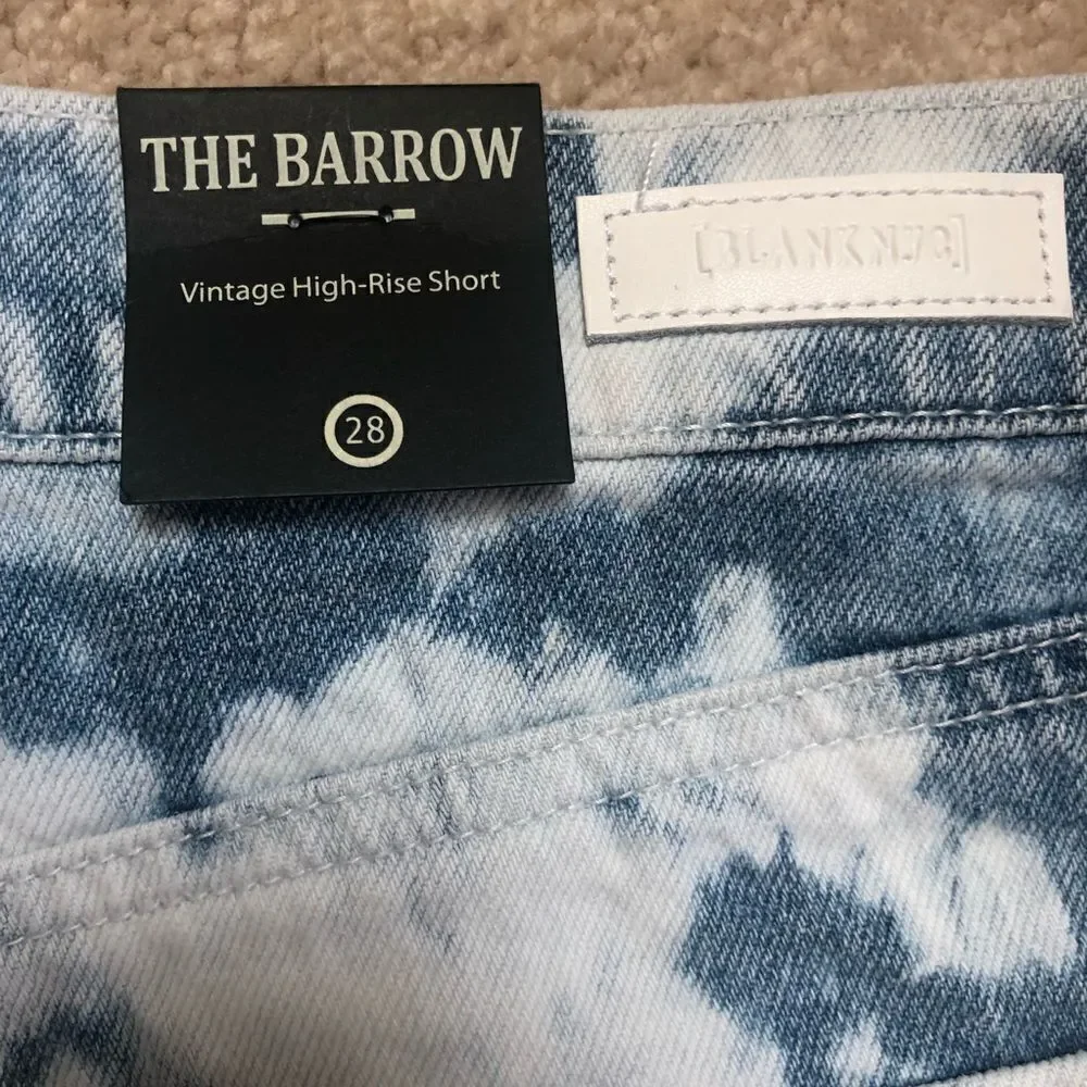 BlankNYC The Barrow Tie Dye Denim Shorts Size 28